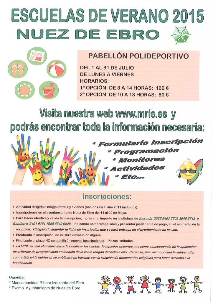 ESCUELA DE VERANO 2015