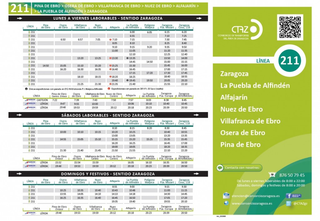 HORARIO DE AUTOBUSES 1