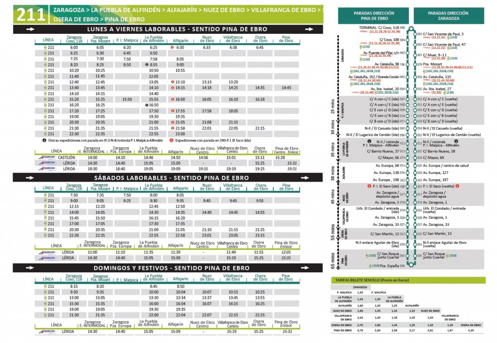 HORARIO DE AUTOBUSES 2